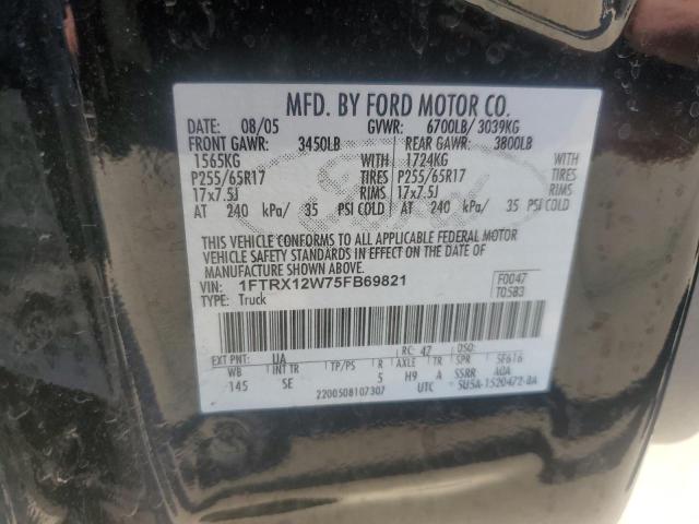 Photo 11 VIN: 1FTRX12W75FB69821 - FORD F150 