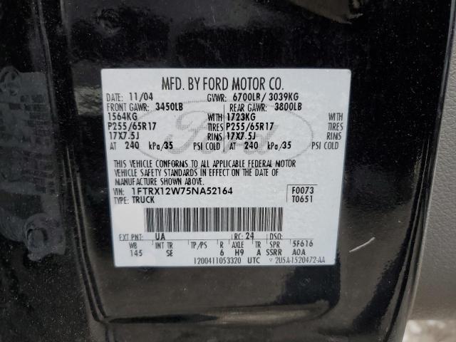 Photo 11 VIN: 1FTRX12W75NA52164 - FORD F150 