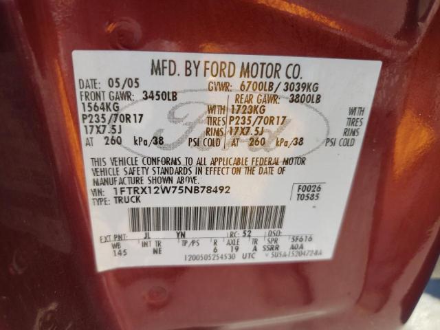 Photo 11 VIN: 1FTRX12W75NB78492 - FORD F150 