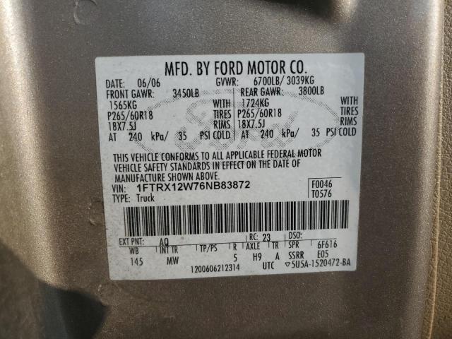 Photo 11 VIN: 1FTRX12W76NB83872 - FORD F150 