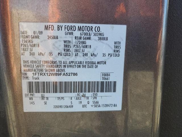 Photo 11 VIN: 1FTRX12W89FA52786 - FORD F-150 