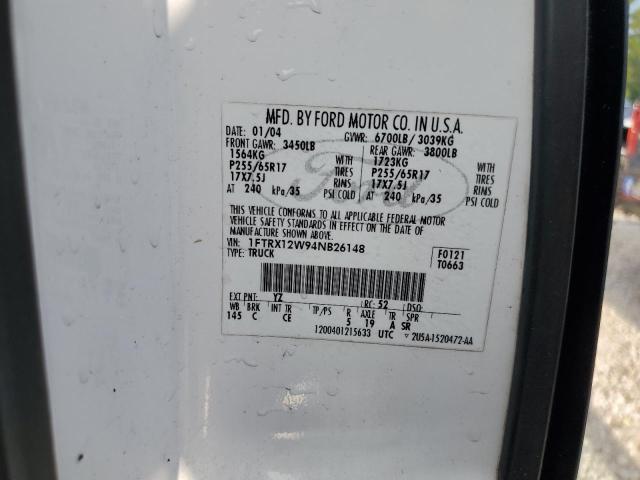 Photo 11 VIN: 1FTRX12W94NB26148 - FORD F150 