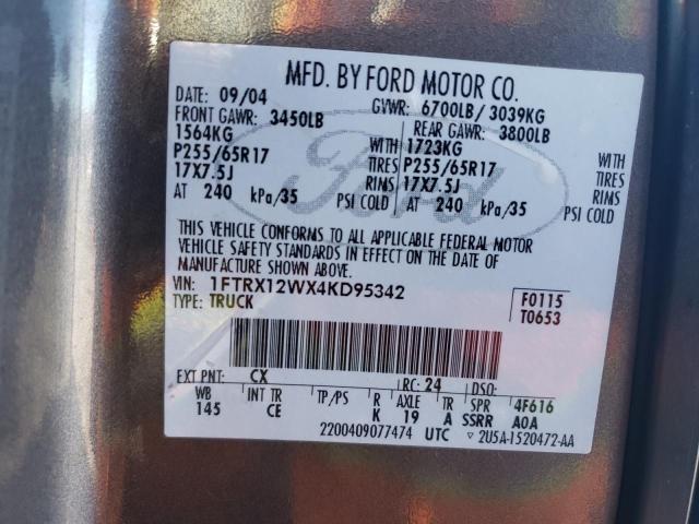 Photo 11 VIN: 1FTRX12WX4KD95342 - FORD F150 