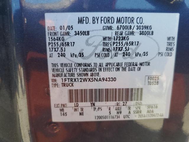 Photo 11 VIN: 1FTRX12WX5NA94330 - FORD F150 