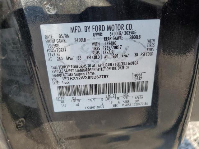 Photo 11 VIN: 1FTRX12WX6NB62787 - FORD F150 