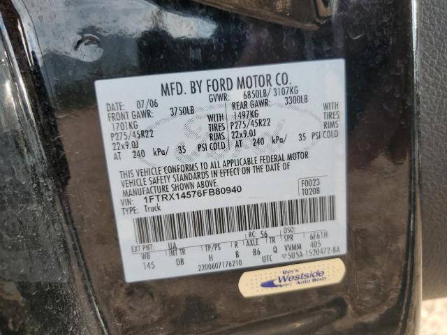 Photo 11 VIN: 1FTRX14576FB80940 - FORD ALL MODELS 