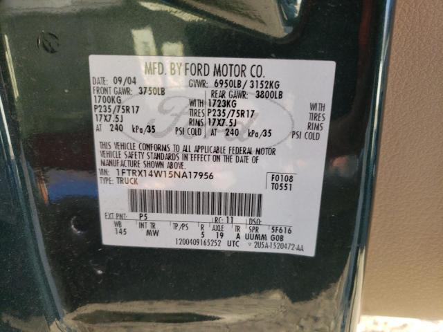 Photo 11 VIN: 1FTRX14W15NA17956 - FORD F150 