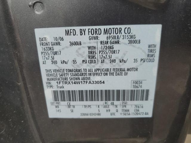 Photo 11 VIN: 1FTRX14W17FA33054 - FORD F150 