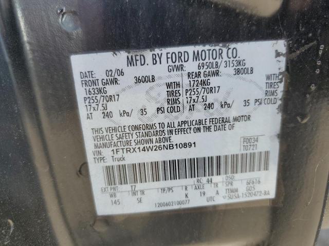 Photo 11 VIN: 1FTRX14W26NB10891 - FORD F150 