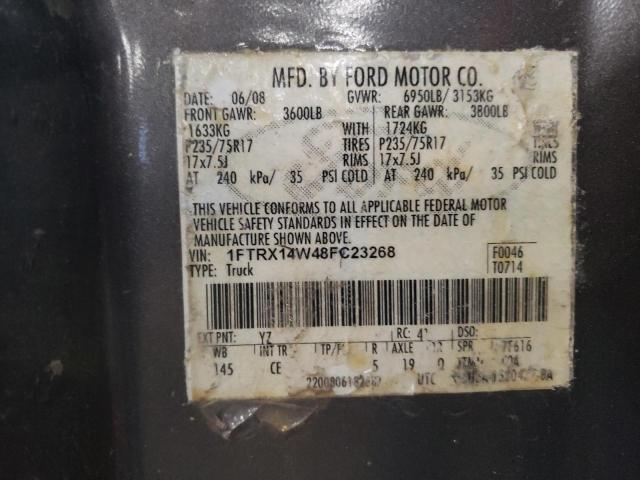 Photo 11 VIN: 1FTRX14W48FC23268 - FORD F150 