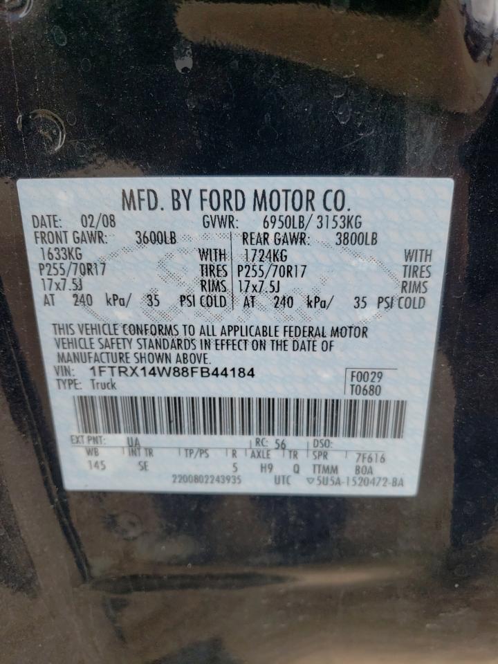 Photo 11 VIN: 1FTRX14W88FB44184 - FORD F-150 