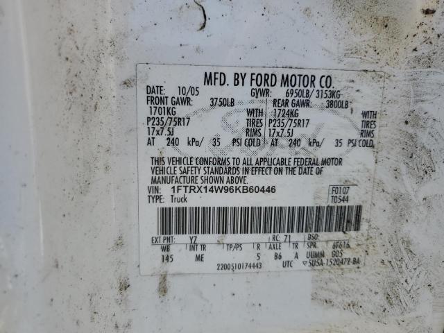 Photo 11 VIN: 1FTRX14W96KB60446 - FORD F150 