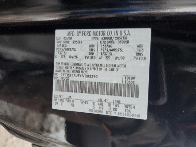 Photo 11 VIN: 1FTRX17L9YNB83390 - FORD F150 