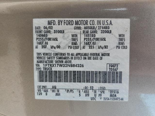 Photo 11 VIN: 1FTRX17W32NB84326 - FORD ALL MODELS 