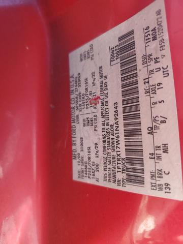 Photo 11 VIN: 1FTRX17W61NA92643 - FORD F150 