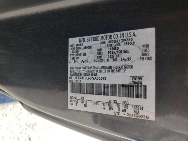 Photo 11 VIN: 1FTRX18L63NA50593 - FORD F150 