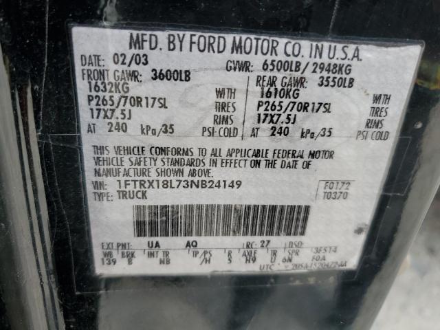 Photo 11 VIN: 1FTRX18L73NB24149 - FORD F150 