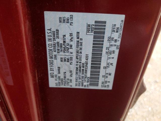 Photo 11 VIN: 1FTRX18W53NB14231 - FORD F150 