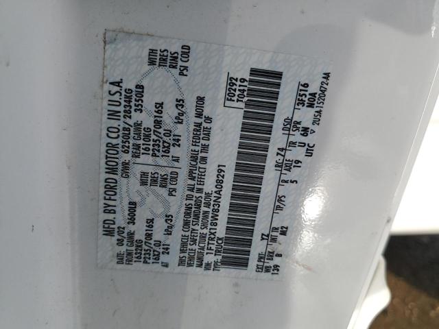 Photo 11 VIN: 1FTRX18W83NA08291 - FORD F150 