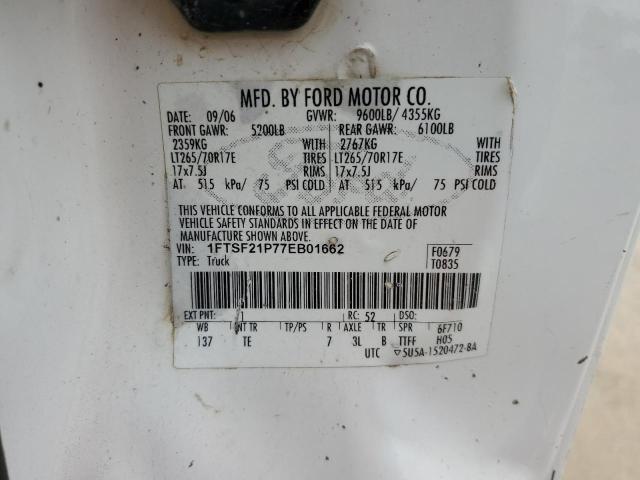 Photo 11 VIN: 1FTSF21P77EB01662 - FORD F250 SUPER 