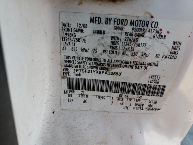 Photo 11 VIN: 1FTSF21YX9EA32588 - FORD F250 SUPER 