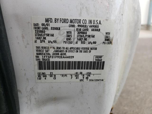 Photo 11 VIN: 1FTSF31F92EA44029 - FORD F350 