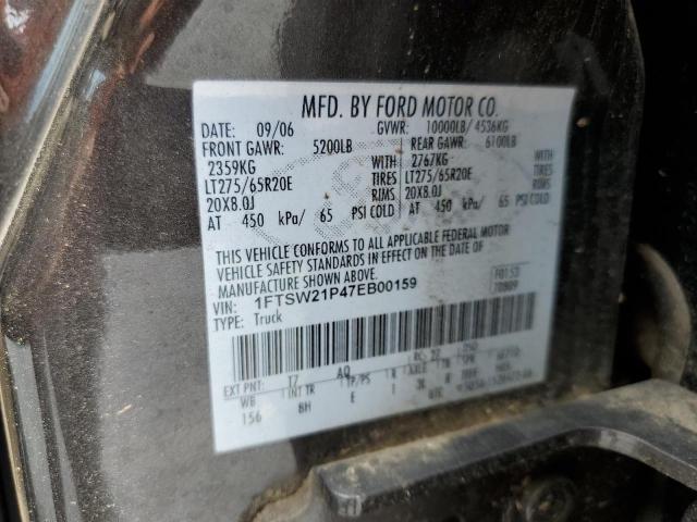 Photo 11 VIN: 1FTSW21P47EB00159 - FORD F250 