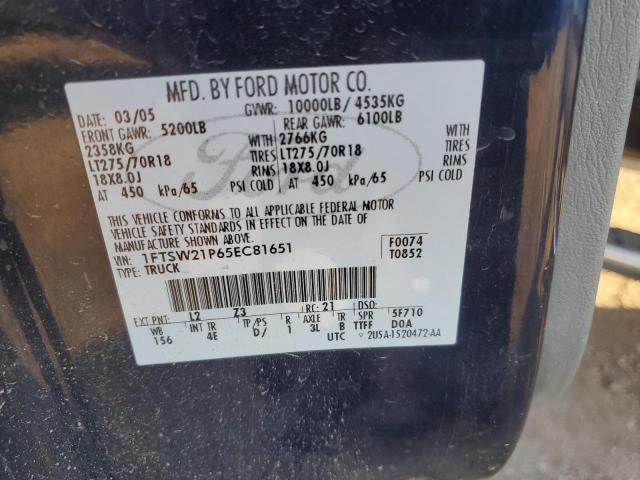 Photo 11 VIN: 1FTSW21P65EC81651 - FORD F250 