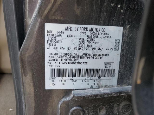 Photo 11 VIN: 1FTSW21P66ED63722 - FORD F250 SUPER 