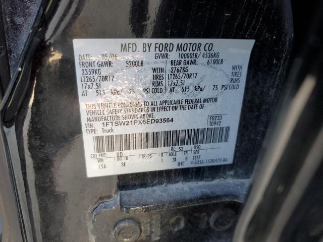 Photo 11 VIN: 1FTSW21PX6ED93564 - FORD F250 SUPER 