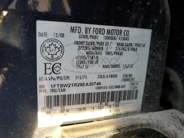 Photo 11 VIN: 1FTSW21R29EA30746 - FORD F250 SUPER 