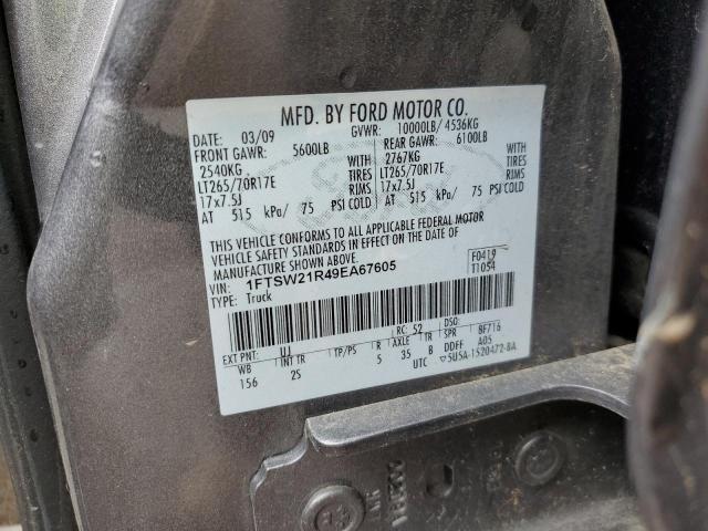 Photo 11 VIN: 1FTSW21R49EA67605 - FORD F250 SUPER 