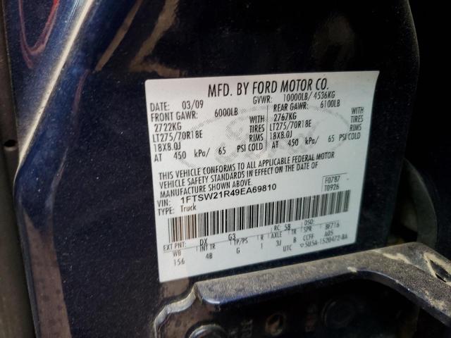 Photo 11 VIN: 1FTSW21R49EA69810 - FORD F250 SUPER 