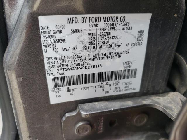 Photo 11 VIN: 1FTSW21R49EB15118 - FORD F250 