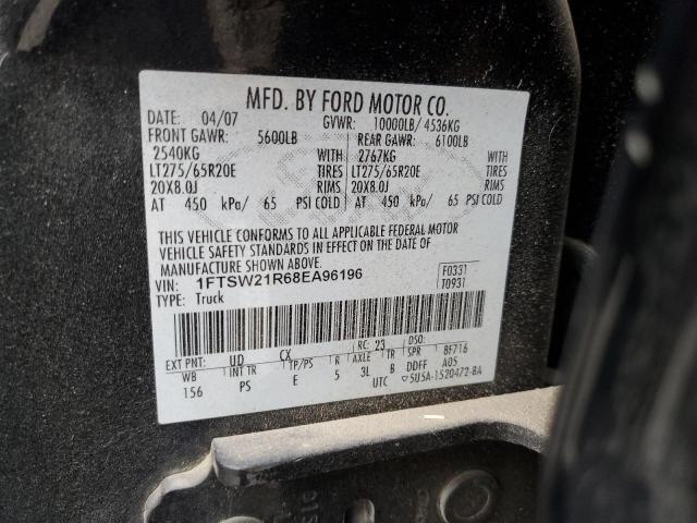 Photo 11 VIN: 1FTSW21R68EA96196 - FORD F250 