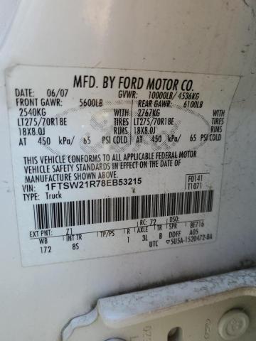 Photo 11 VIN: 1FTSW21R78EB53215 - FORD F250 SUPER 