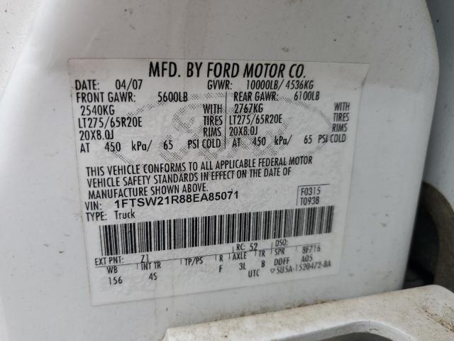 Photo 11 VIN: 1FTSW21R88EA85071 - FORD F250 