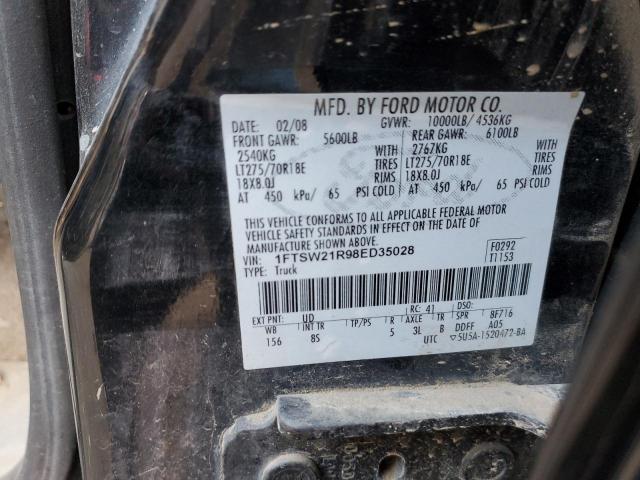 Photo 11 VIN: 1FTSW21R98ED35028 - FORD F250 SUPER 