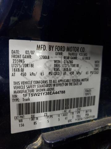 Photo 11 VIN: 1FTSW21Y38EA44788 - FORD F250 SUPER 