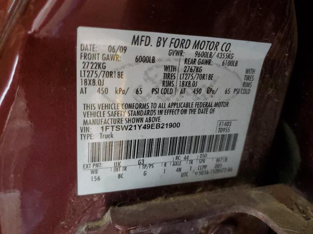 Photo 11 VIN: 1FTSW21Y49EB21900 - FORD F250 SUPER 