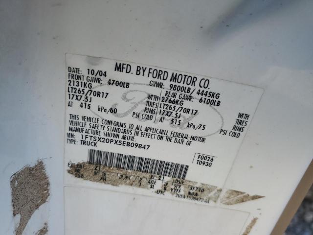 Photo 11 VIN: 1FTSX20PX5EB09847 - FORD F250 