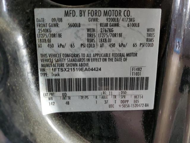 Photo 11 VIN: 1FTSX21519EA04424 - FORD F250 SUPER 