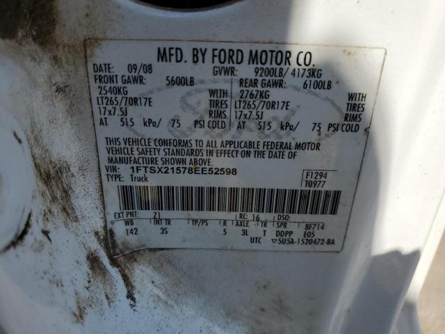 Photo 11 VIN: 1FTSX21578EE52598 - FORD F250 