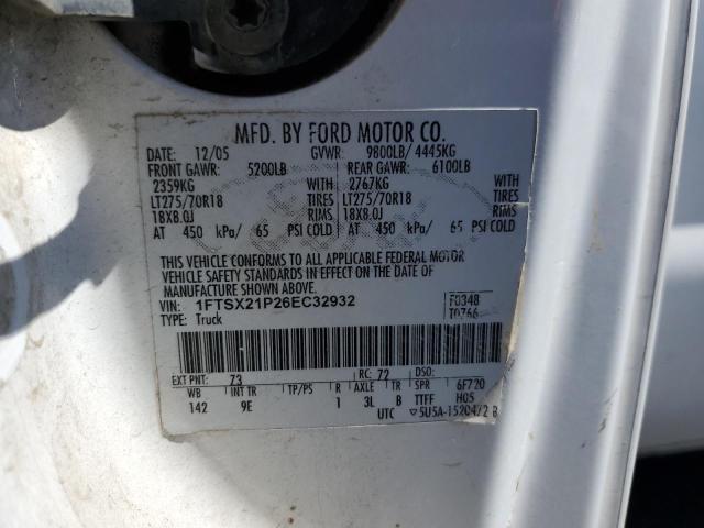 Photo 11 VIN: 1FTSX21P26EC32932 - FORD F250 SUPER 