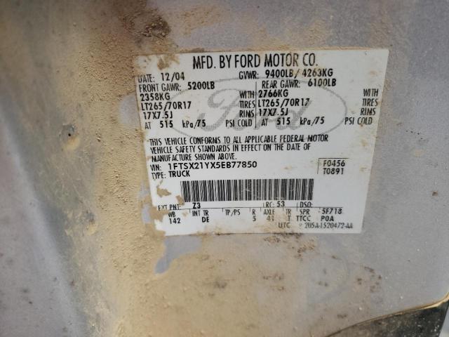 Photo 11 VIN: 1FTSX21YX5EB77850 - FORD F250 SUPER 