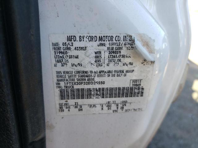 Photo 11 VIN: 1FTSX30F32ED25550 - FORD F350 SRW S 