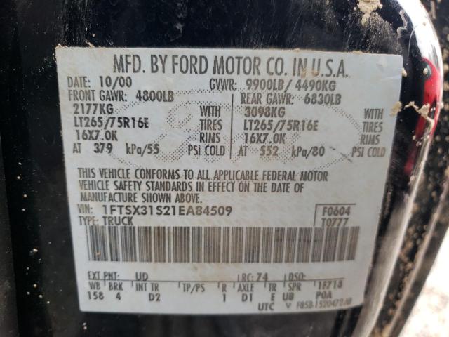 Photo 11 VIN: 1FTSX31S21EA84509 - FORD F350 