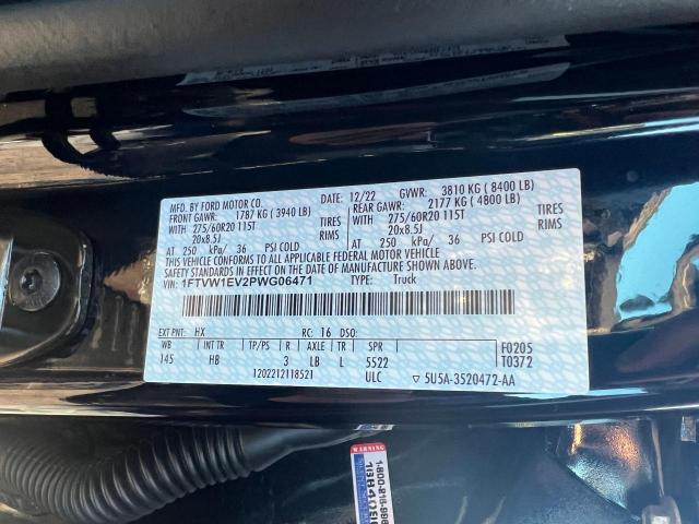 Photo 9 VIN: 1FTVW1EV2PWG06471 - FORD F150 LIGHT 