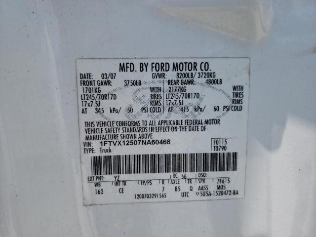 Photo 11 VIN: 1FTVX12507NA60468 - FORD F150 