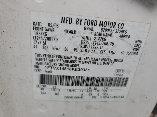 Photo 11 VIN: 1FTVX14518KE39351 - FORD ALL MODELS 